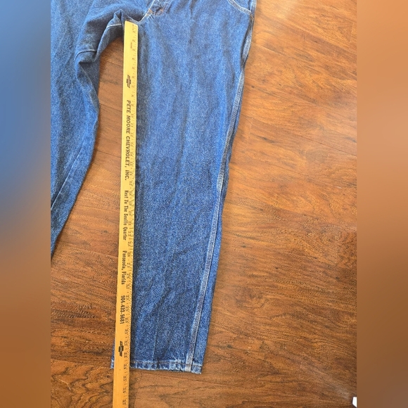 Wrangler FR Mens Blue Jeans size 40x34 Flame Resistant Work Denim Pants - Picture 6 of 8